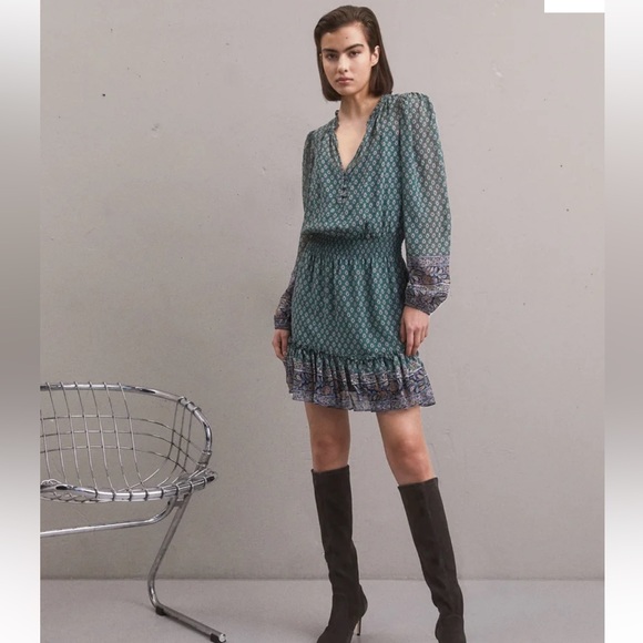 Veronica Beard Destiny print silk dress - Picture 5 of 17